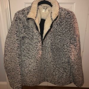 Fluffy Gray Jacket